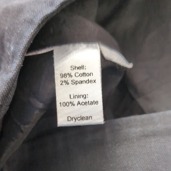 LOFT Black Cotton Mini Pencil Skirt for Work - Picture 3 of 5